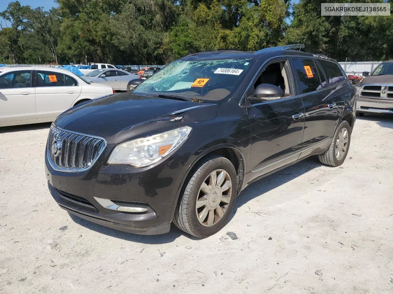 2014 Buick Enclave VIN: 5GAKRBKD5EJ138565 Lot: 74006164