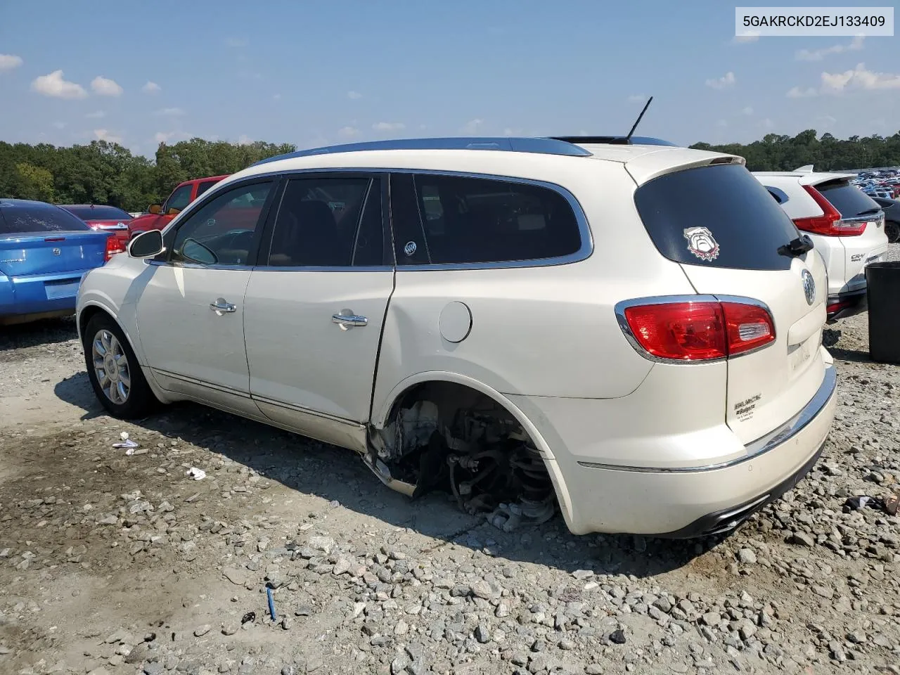 2014 Buick Enclave VIN: 5GAKRCKD2EJ133409 Lot: 74442224