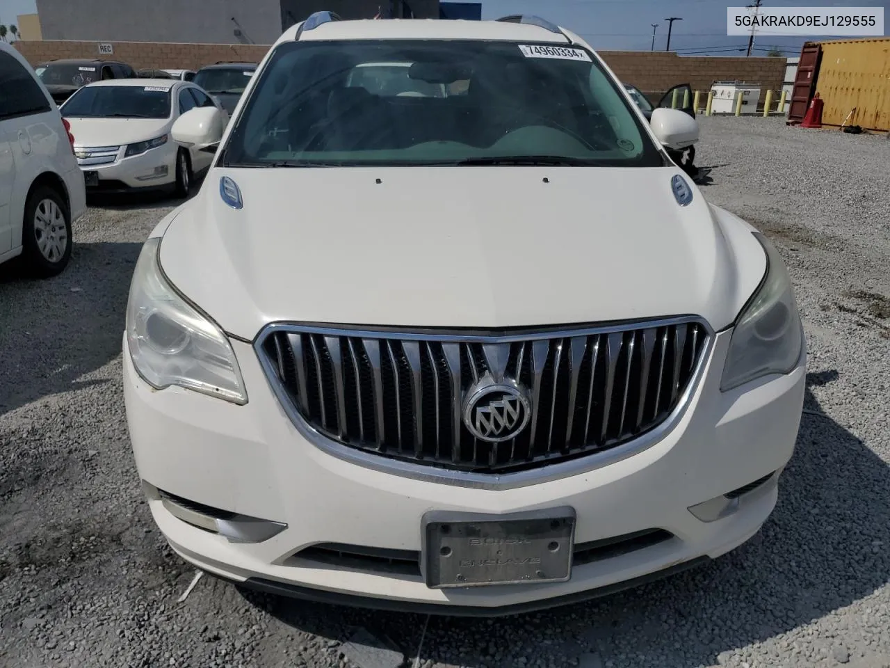 2014 Buick Enclave VIN: 5GAKRAKD9EJ129555 Lot: 74960334