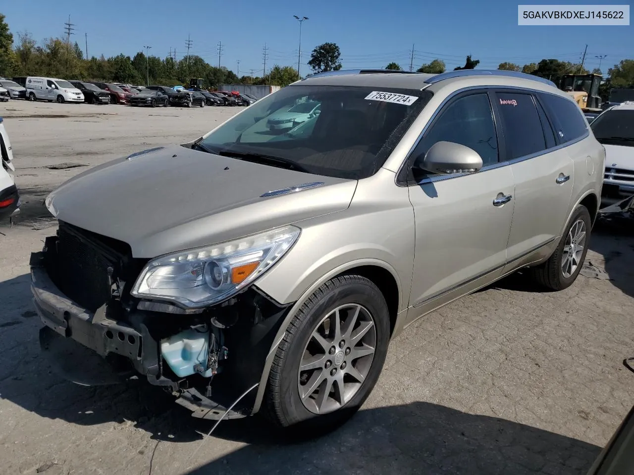 2014 Buick Enclave VIN: 5GAKVBKDXEJ145622 Lot: 75537724