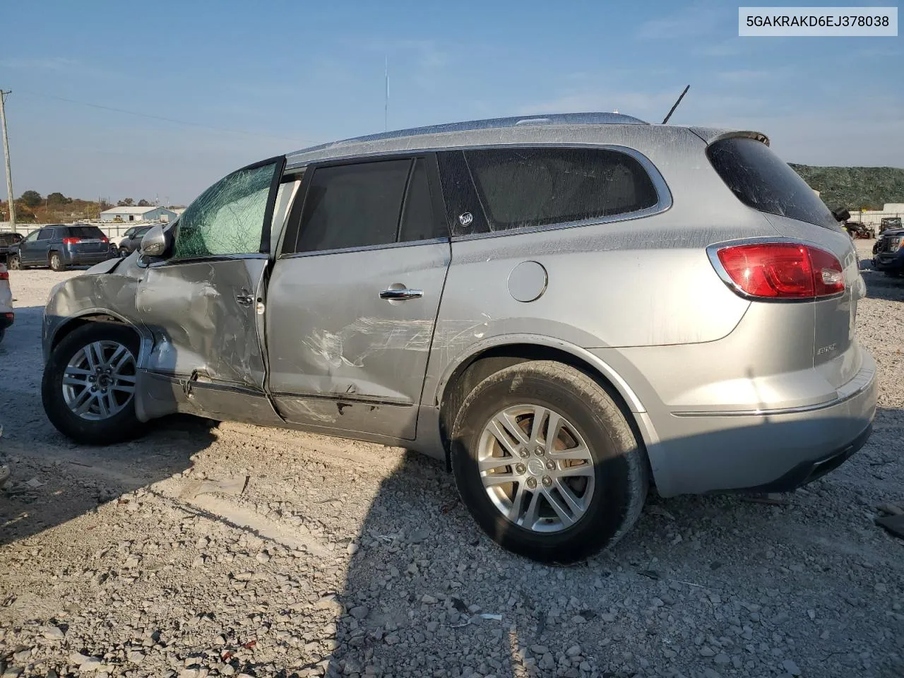 2014 Buick Enclave VIN: 5GAKRAKD6EJ378038 Lot: 76484664