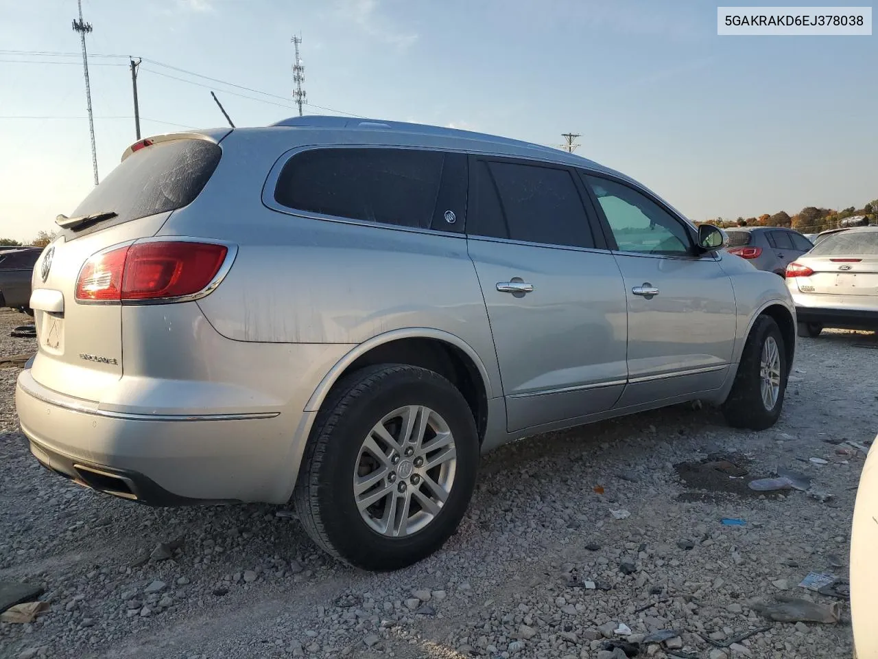 2014 Buick Enclave VIN: 5GAKRAKD6EJ378038 Lot: 76484664