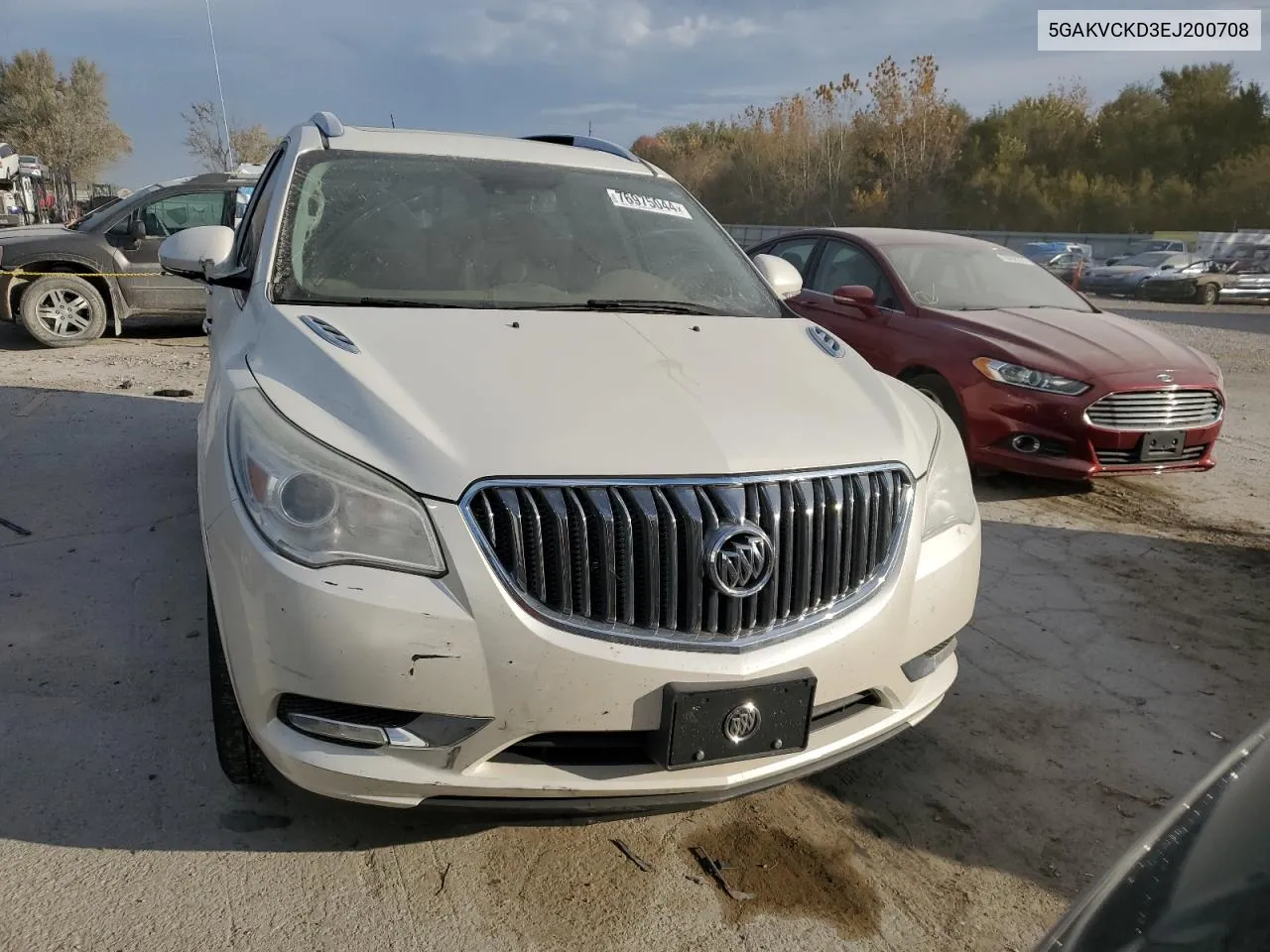 2014 Buick Enclave VIN: 5GAKVCKD3EJ200708 Lot: 76975044