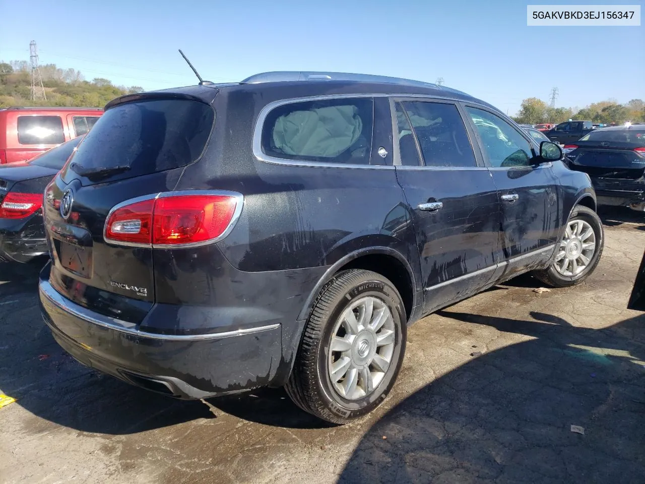 2014 Buick Enclave VIN: 5GAKVBKD3EJ156347 Lot: 77096644