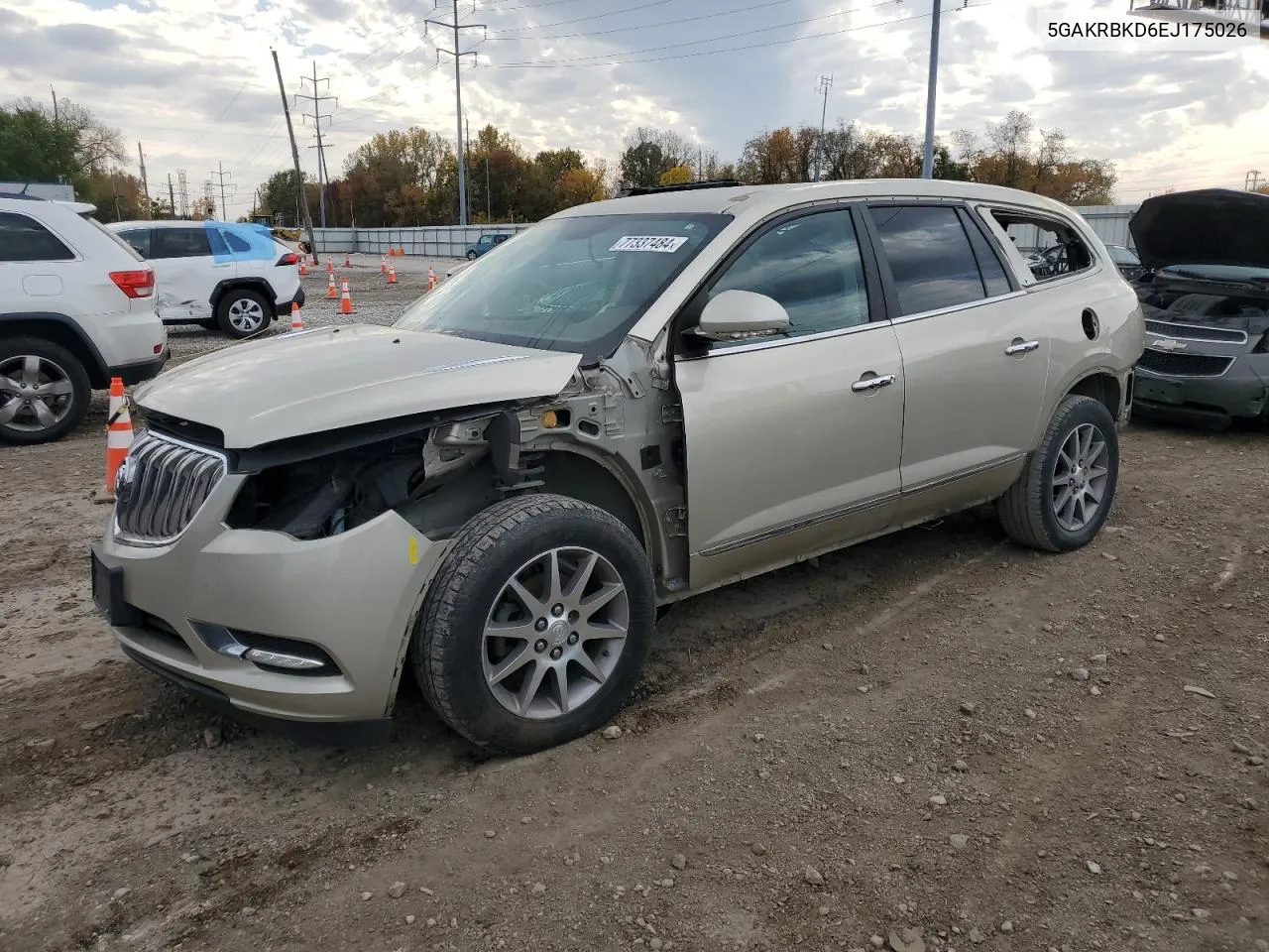 2014 Buick Enclave VIN: 5GAKRBKD6EJ175026 Lot: 77337484