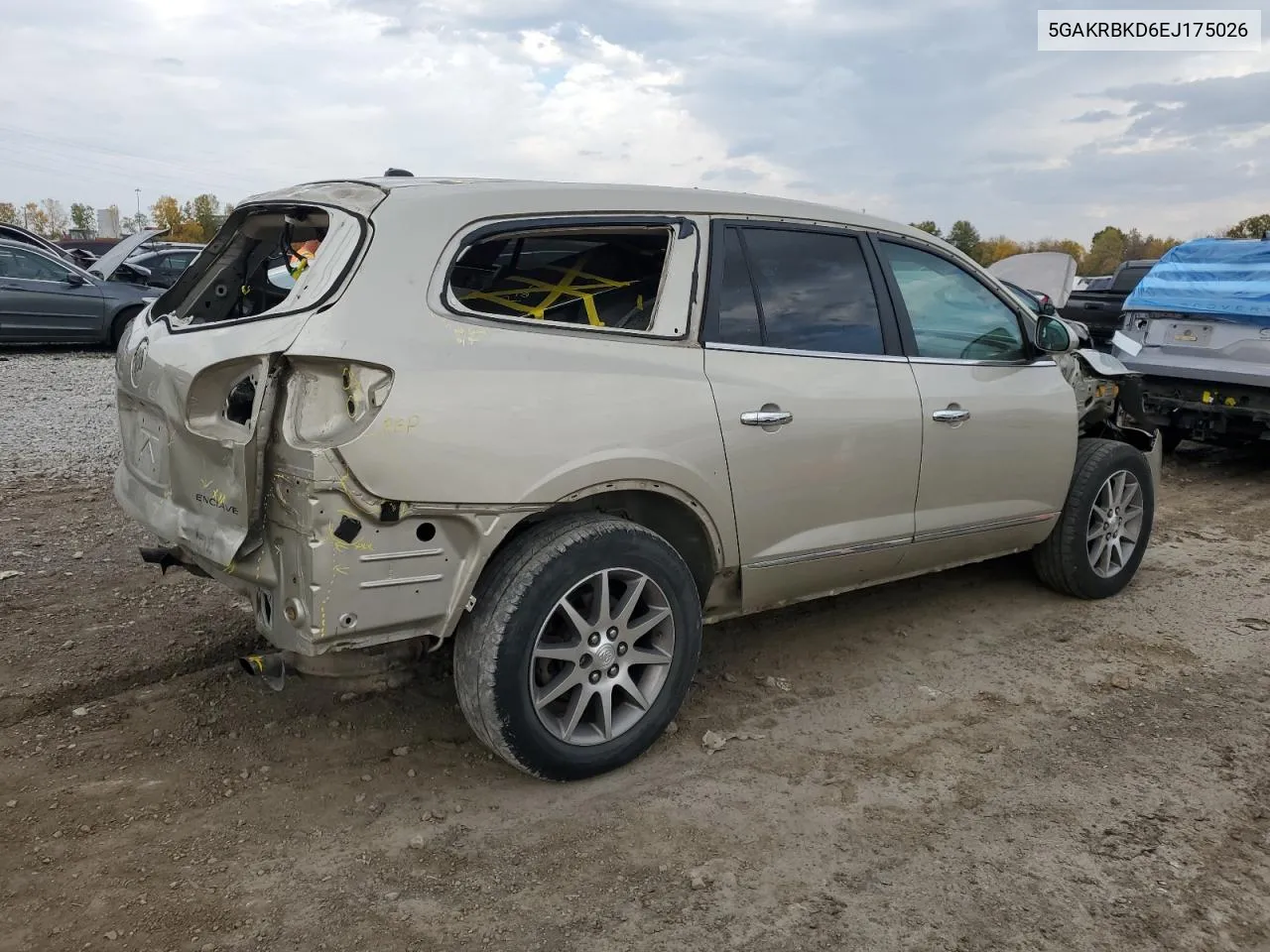 2014 Buick Enclave VIN: 5GAKRBKD6EJ175026 Lot: 77337484