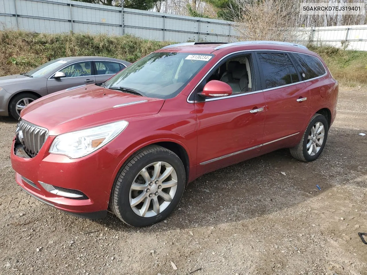 2014 Buick Enclave VIN: 5GAKRCKD7EJ319401 Lot: 78136234