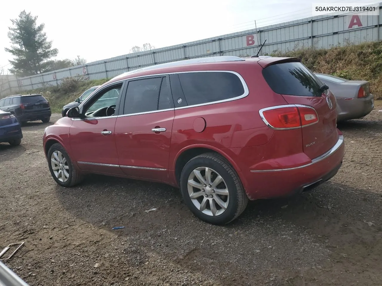 2014 Buick Enclave VIN: 5GAKRCKD7EJ319401 Lot: 78136234