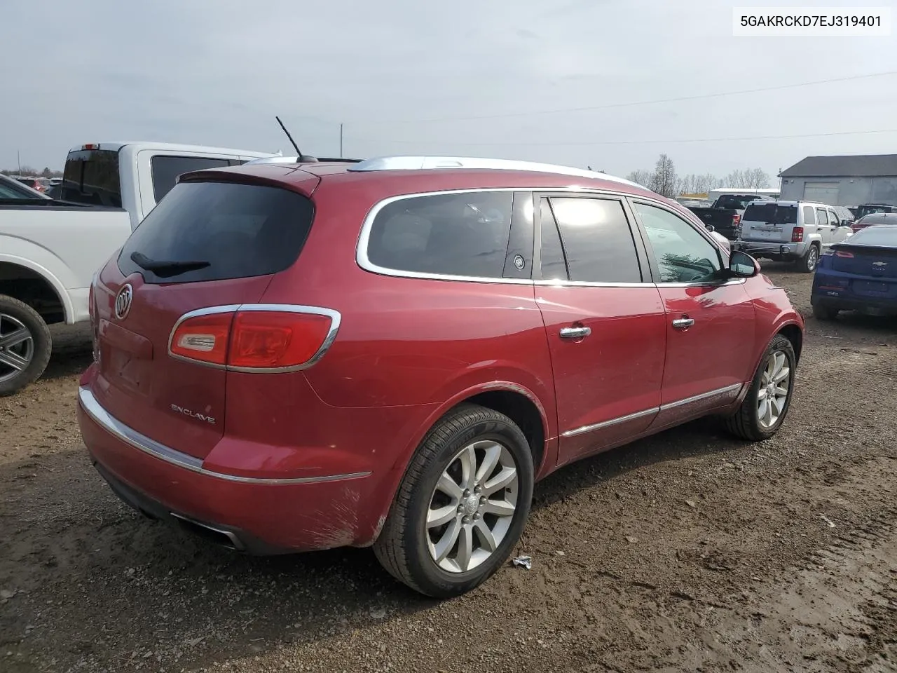 2014 Buick Enclave VIN: 5GAKRCKD7EJ319401 Lot: 78136234