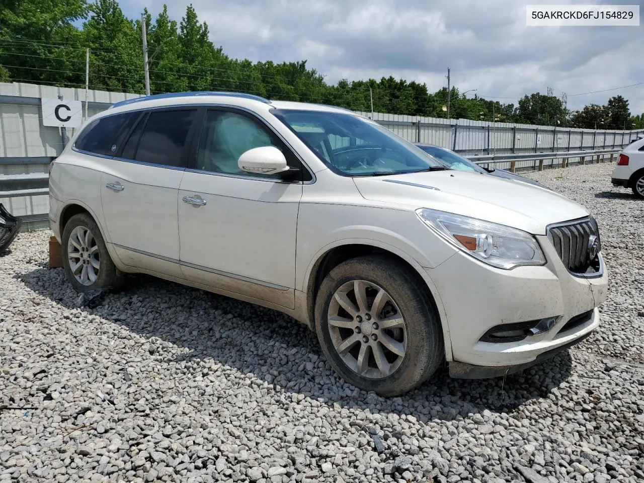 2015 Buick Enclave VIN: 5GAKRCKD6FJ154829 Lot: 55084384