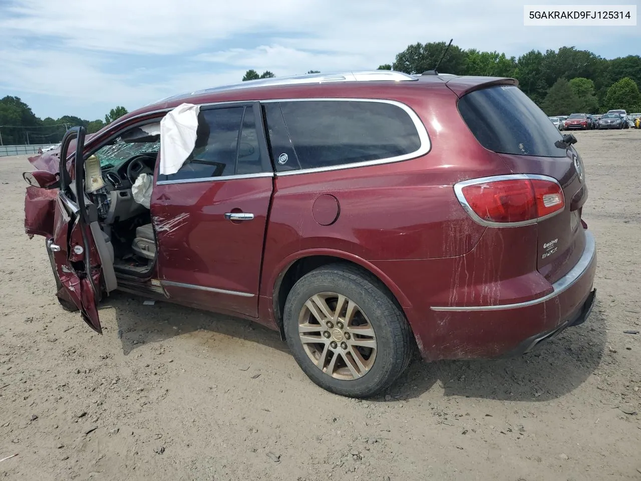 2015 Buick Enclave VIN: 5GAKRAKD9FJ125314 Lot: 59346064