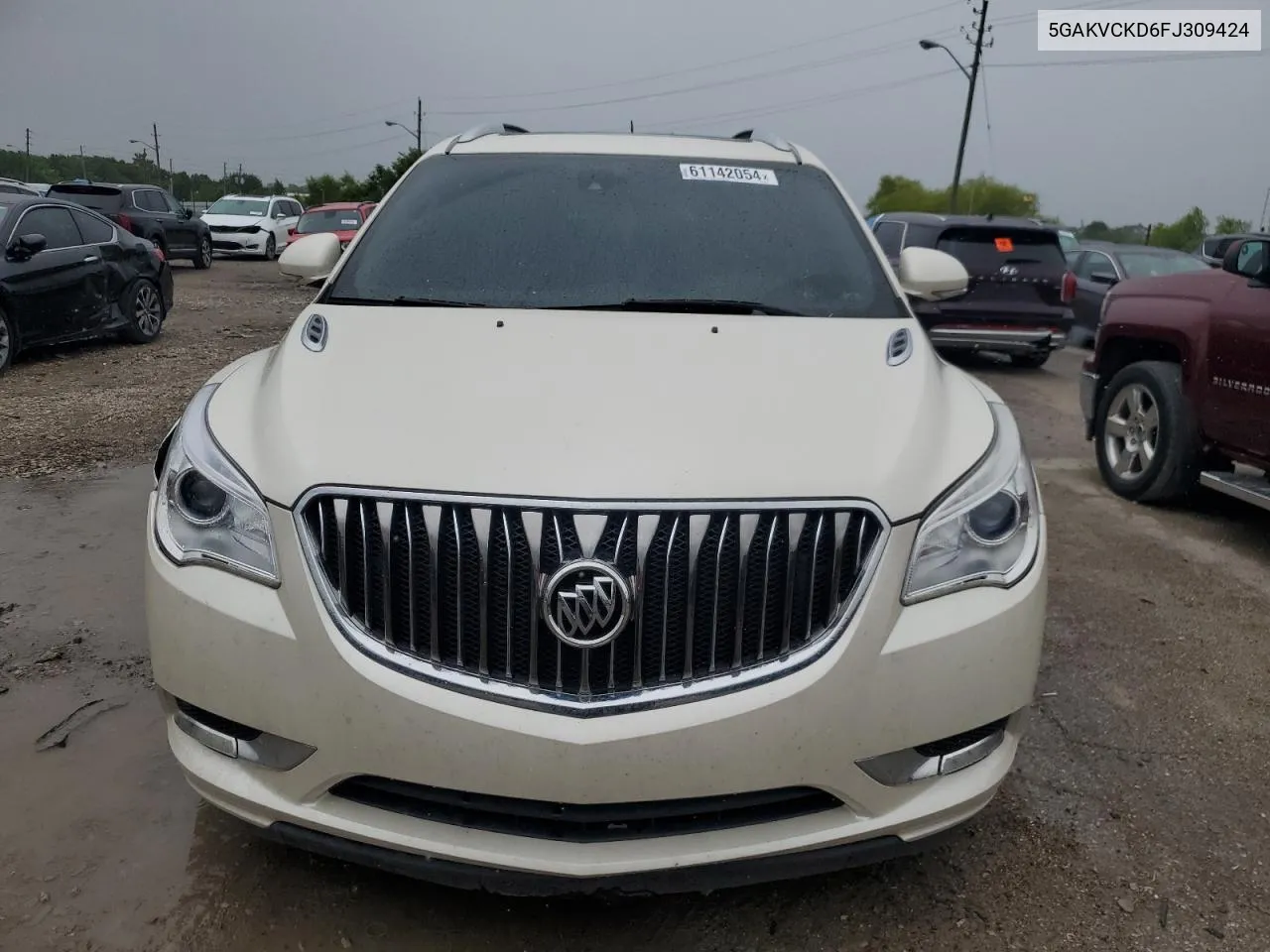 2015 Buick Enclave VIN: 5GAKVCKD6FJ309424 Lot: 61142054