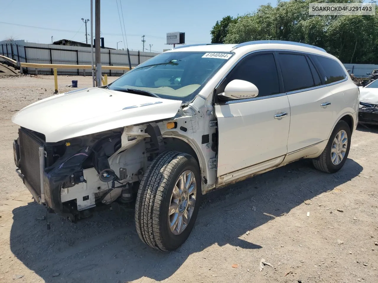 2015 Buick Enclave VIN: 5GAKRCKD4FJ291493 Lot: 61840464