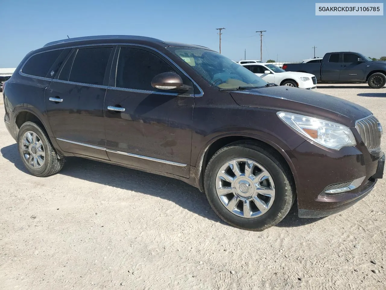 2015 Buick Enclave VIN: 5GAKRCKD3FJ106785 Lot: 63180894