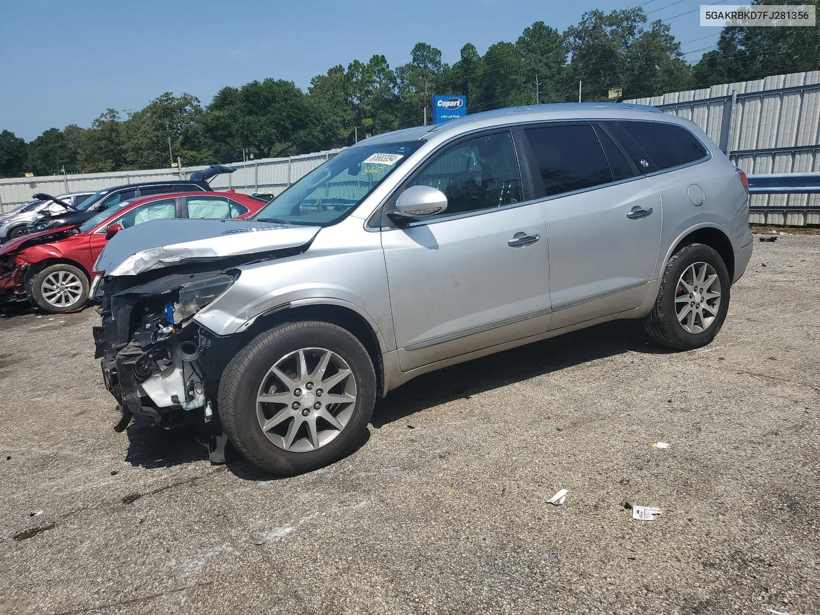 2015 Buick Enclave VIN: 5GAKRBKD7FJ281356 Lot: 65683094