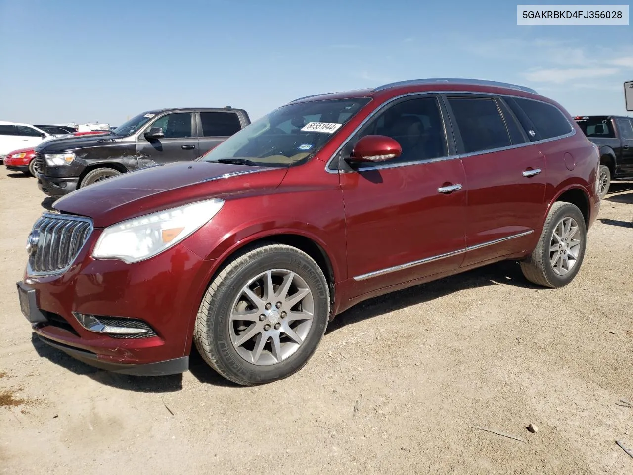 2015 Buick Enclave VIN: 5GAKRBKD4FJ356028 Lot: 66551844