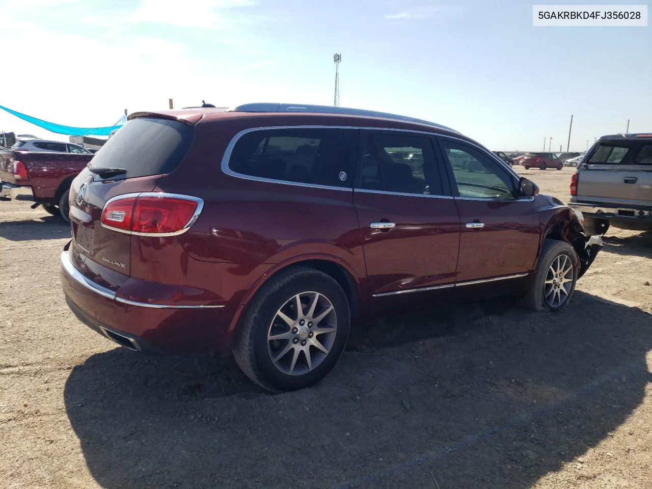 2015 Buick Enclave VIN: 5GAKRBKD4FJ356028 Lot: 66551844