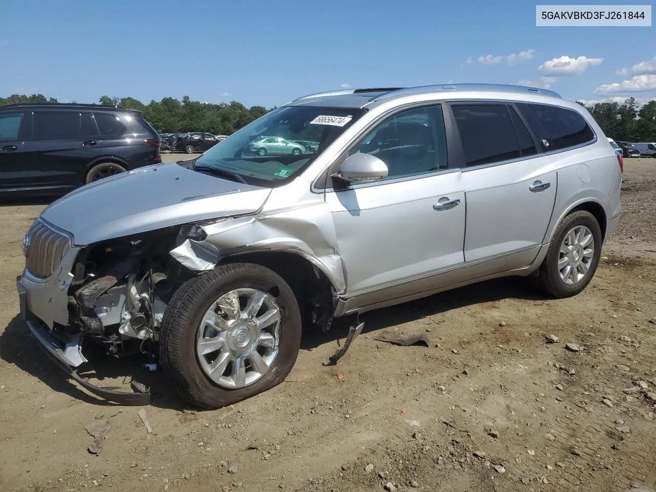 2015 Buick Enclave VIN: 5GAKVBKD3FJ261844 Lot: 68656474