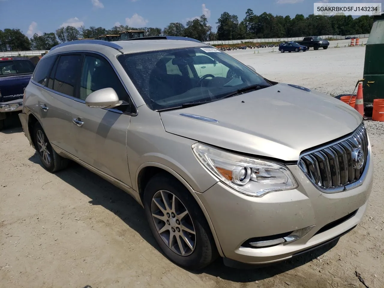 2015 Buick Enclave VIN: 5GAKRBKD5FJ143234 Lot: 69387824