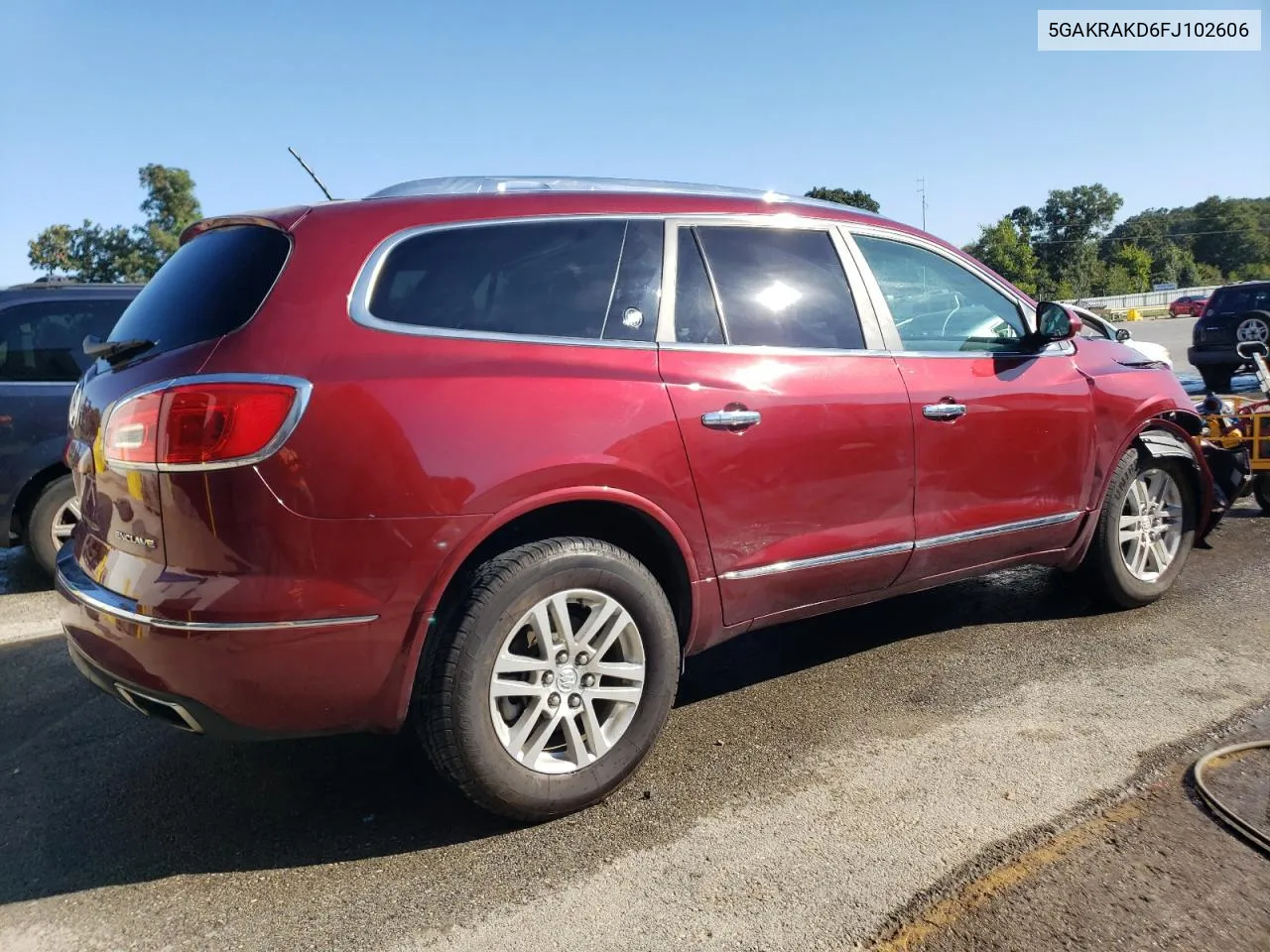 2015 Buick Enclave VIN: 5GAKRAKD6FJ102606 Lot: 70038664