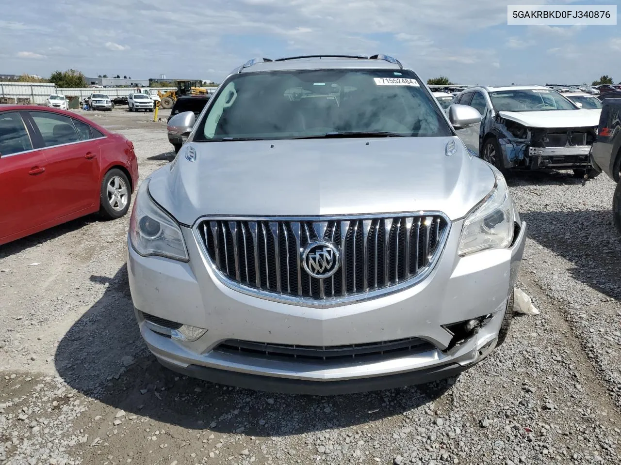 2015 Buick Enclave VIN: 5GAKRBKD0FJ340876 Lot: 71552484