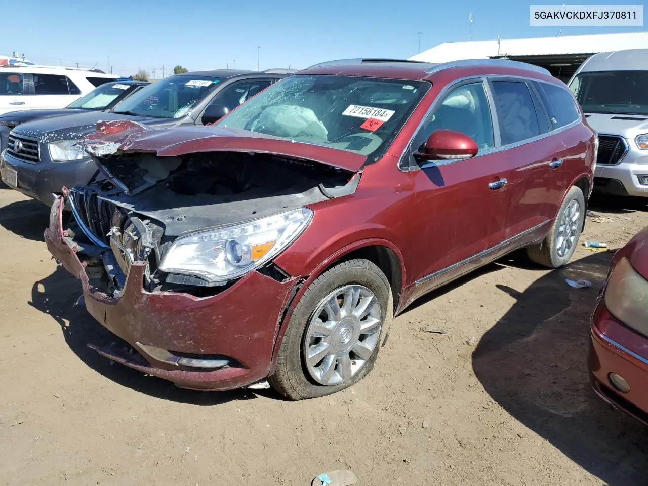 2015 Buick Enclave VIN: 5GAKVCKDXFJ370811 Lot: 72156184