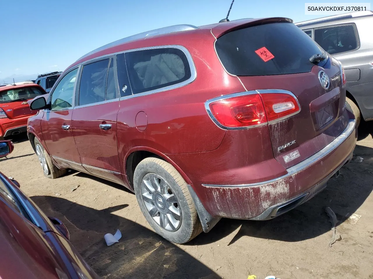 2015 Buick Enclave VIN: 5GAKVCKDXFJ370811 Lot: 72156184