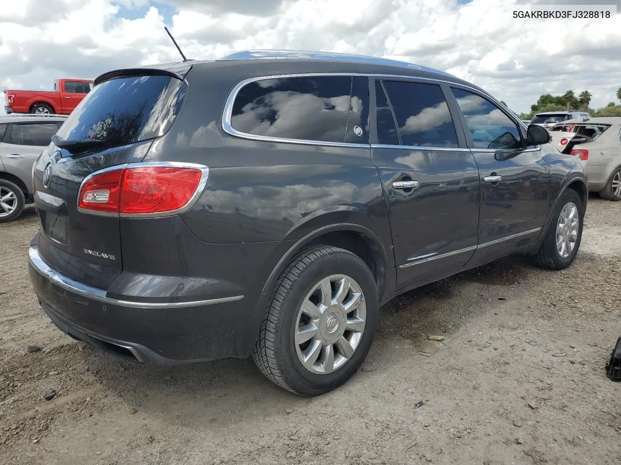 2015 Buick Enclave VIN: 5GAKRBKD3FJ328818 Lot: 72424154