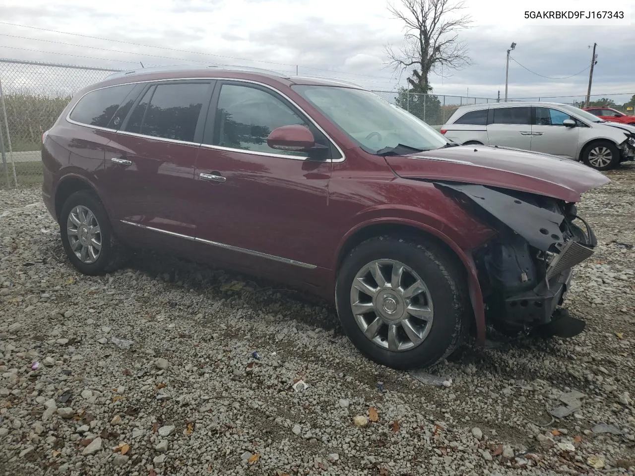 2015 Buick Enclave VIN: 5GAKRBKD9FJ167343 Lot: 73084364