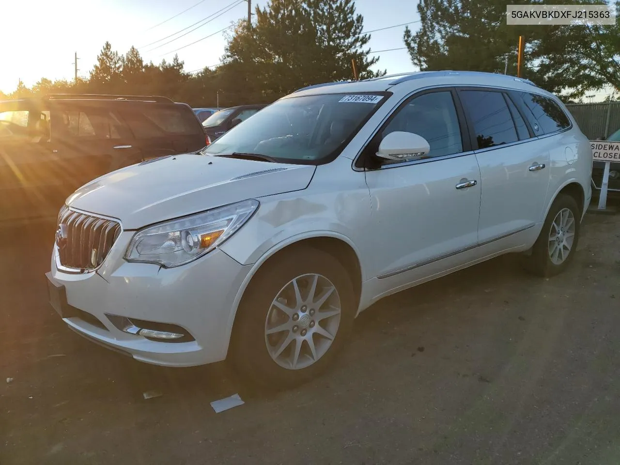 2015 Buick Enclave VIN: 5GAKVBKDXFJ215363 Lot: 73167094