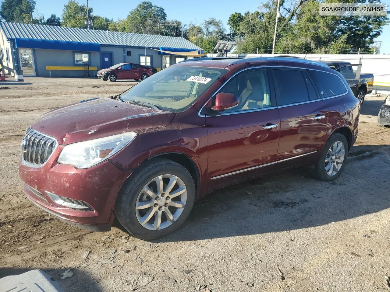 2015 Buick Enclave VIN: 5GAKRCKD8FJ268458 Lot: 73410074