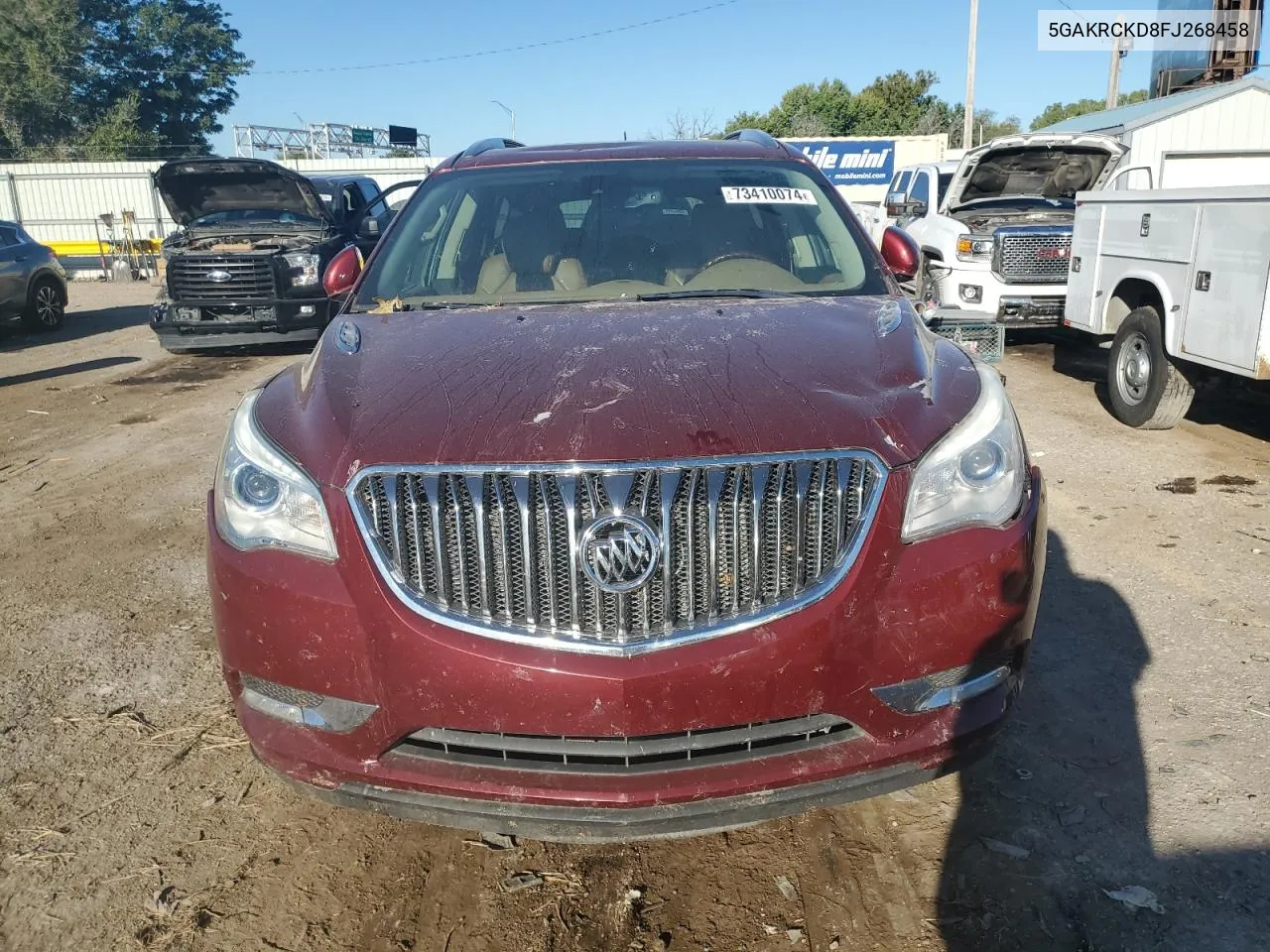 2015 Buick Enclave VIN: 5GAKRCKD8FJ268458 Lot: 73410074