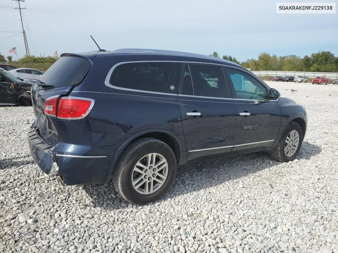 2015 Buick Enclave VIN: 5GAKRAKD9FJ229138 Lot: 73509064