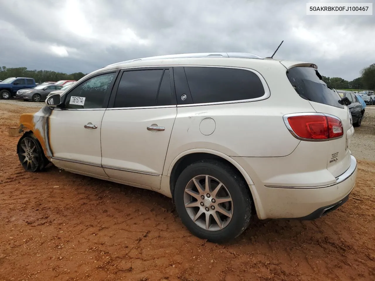 2015 Buick Enclave VIN: 5GAKRBKD0FJ100467 Lot: 73615714