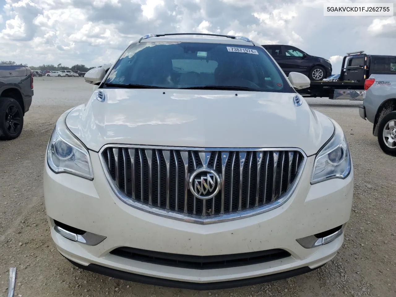 2015 Buick Enclave VIN: 5GAKVCKD1FJ262755 Lot: 73871974