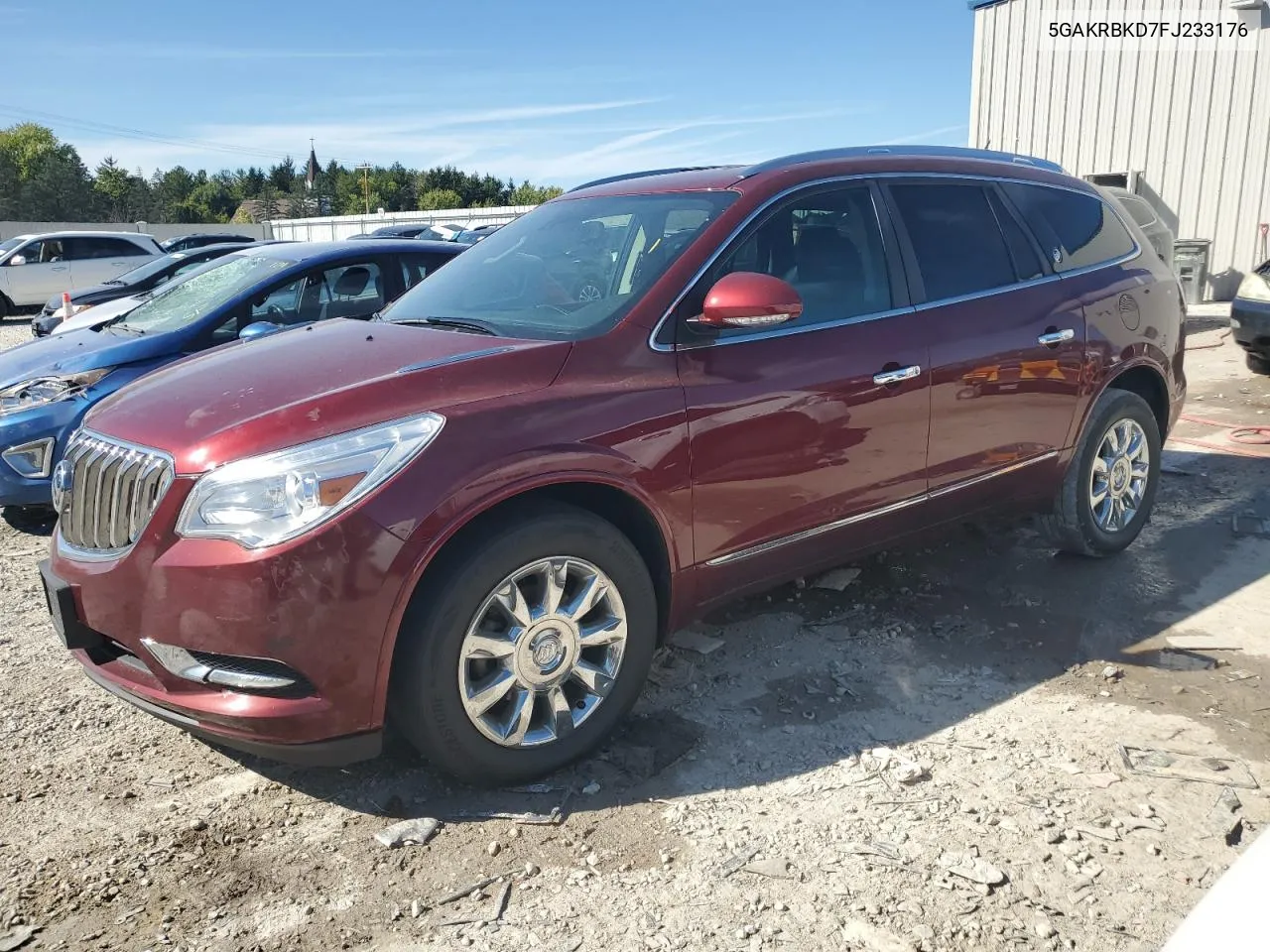 2015 Buick Enclave VIN: 5GAKRBKD7FJ233176 Lot: 73997974