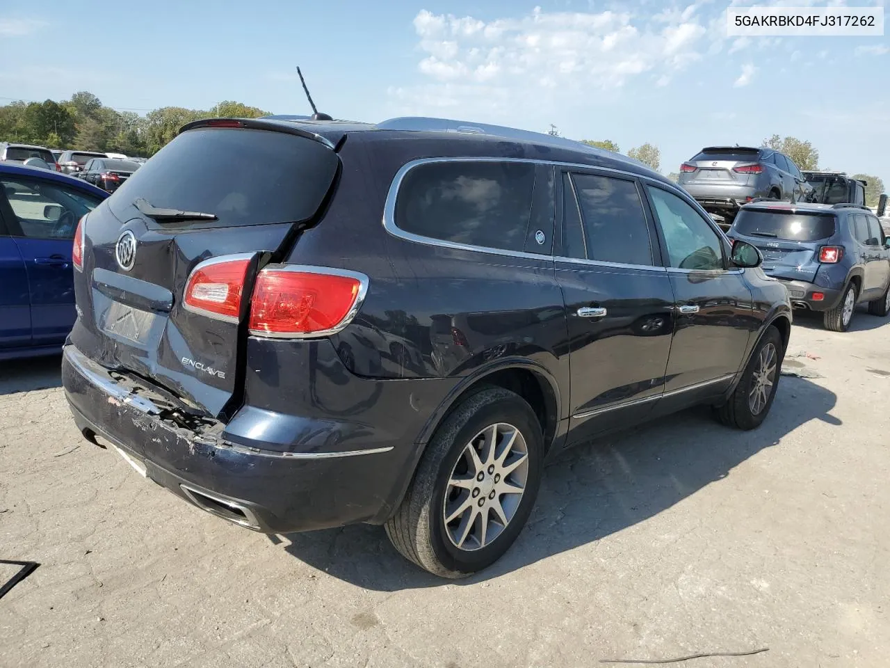 2015 Buick Enclave VIN: 5GAKRBKD4FJ317262 Lot: 74012024