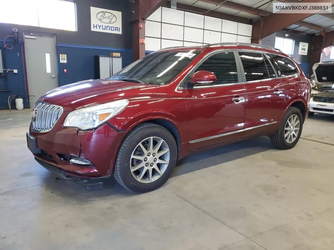 2015 Buick Enclave VIN: 5GAKVBKDXFJ388851 Lot: 74037794