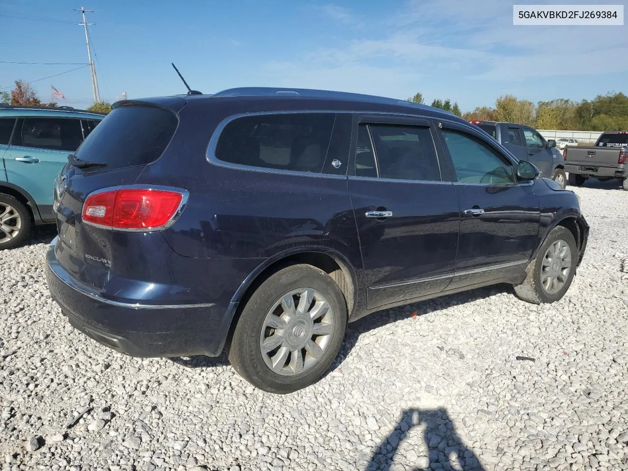 2015 Buick Enclave VIN: 5GAKVBKD2FJ269384 Lot: 74667614