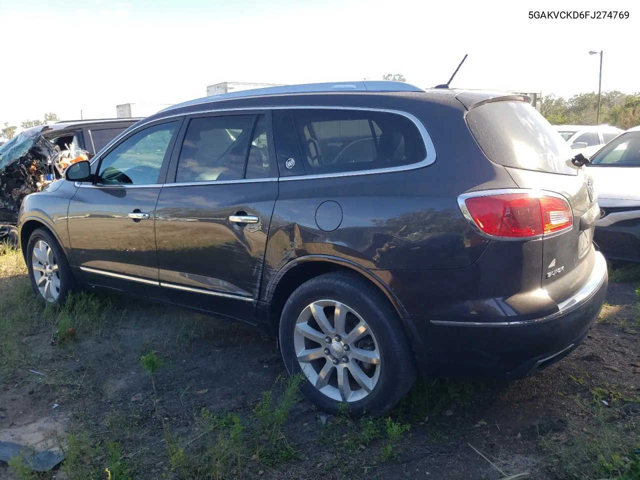 2015 Buick Enclave VIN: 5GAKVCKD6FJ274769 Lot: 75108174