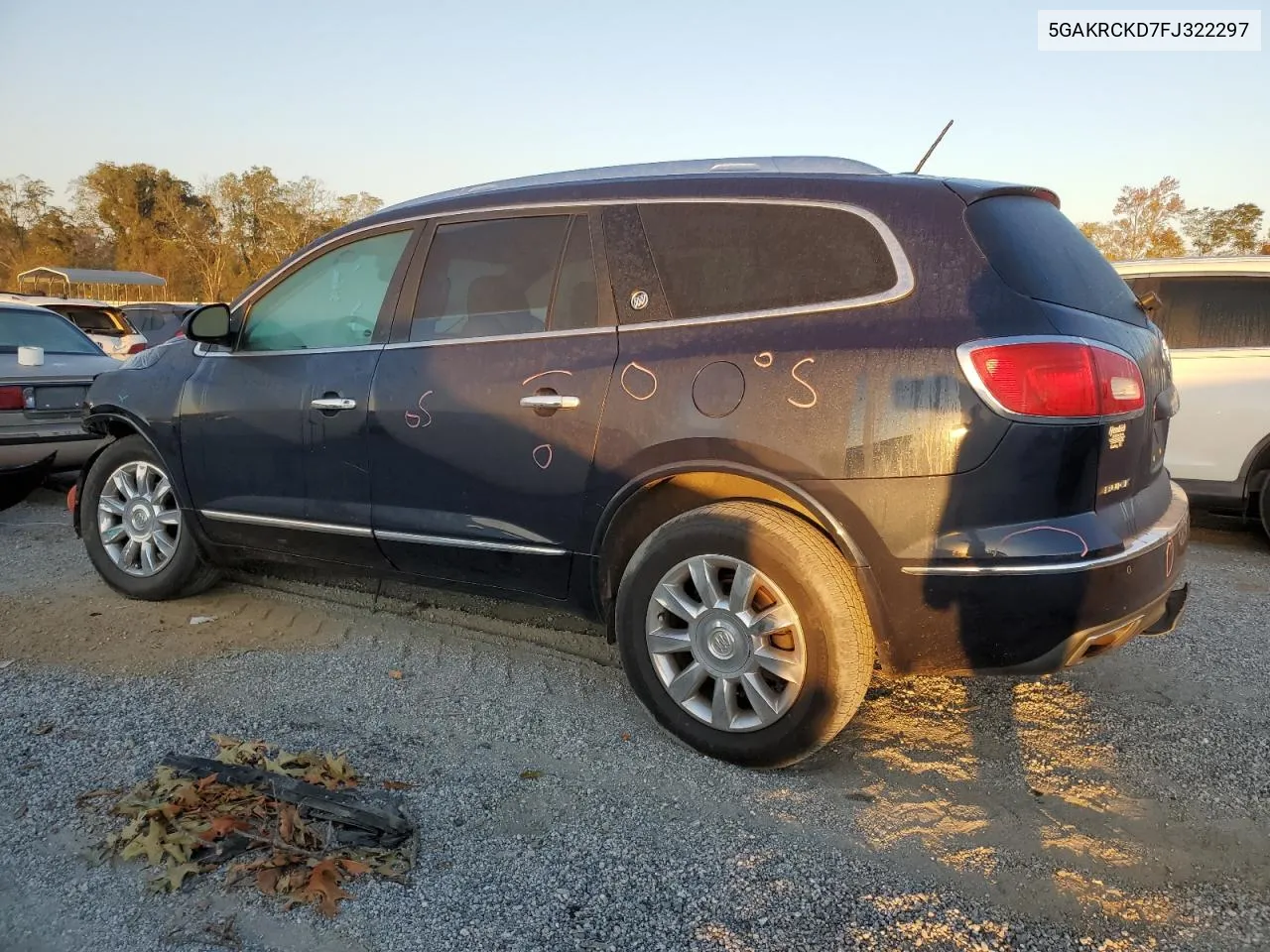 2015 Buick Enclave VIN: 5GAKRCKD7FJ322297 Lot: 75845394