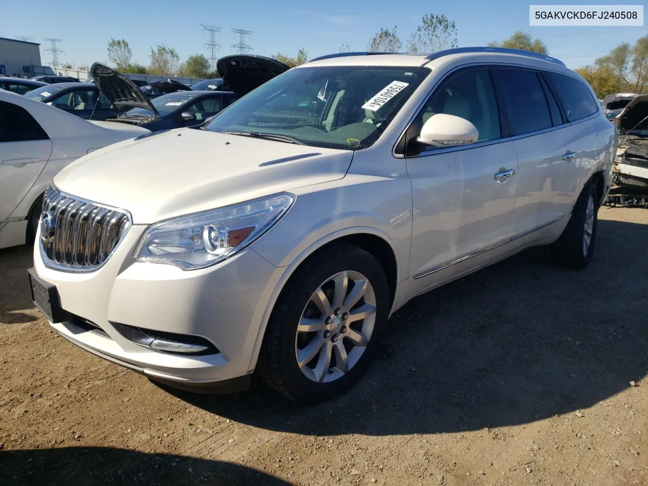 2015 Buick Enclave VIN: 5GAKVCKD6FJ240508 Lot: 75940104