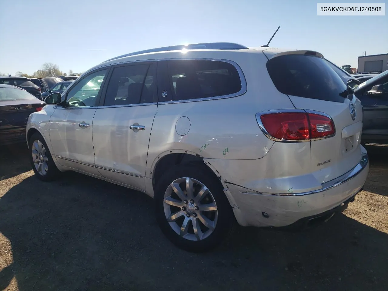 2015 Buick Enclave VIN: 5GAKVCKD6FJ240508 Lot: 75940104