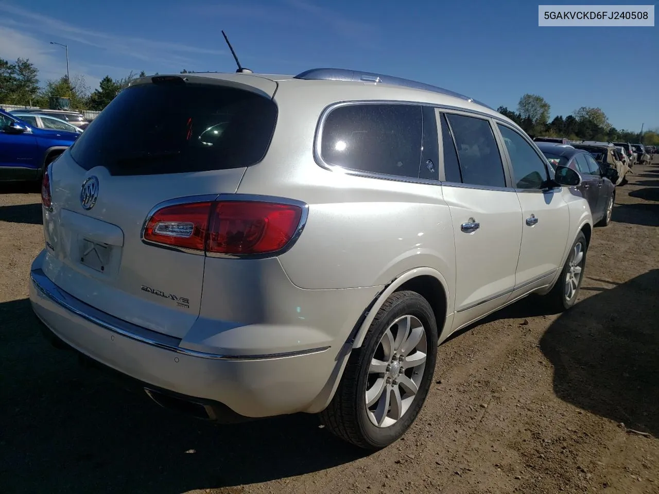 2015 Buick Enclave VIN: 5GAKVCKD6FJ240508 Lot: 75940104