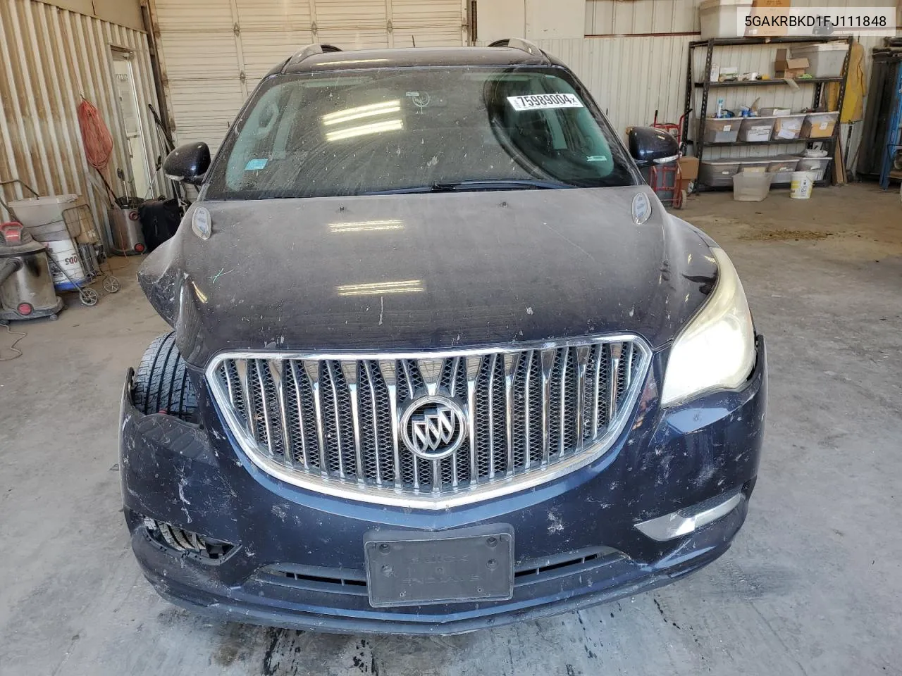 2015 Buick Enclave VIN: 5GAKRBKD1FJ111848 Lot: 75989004