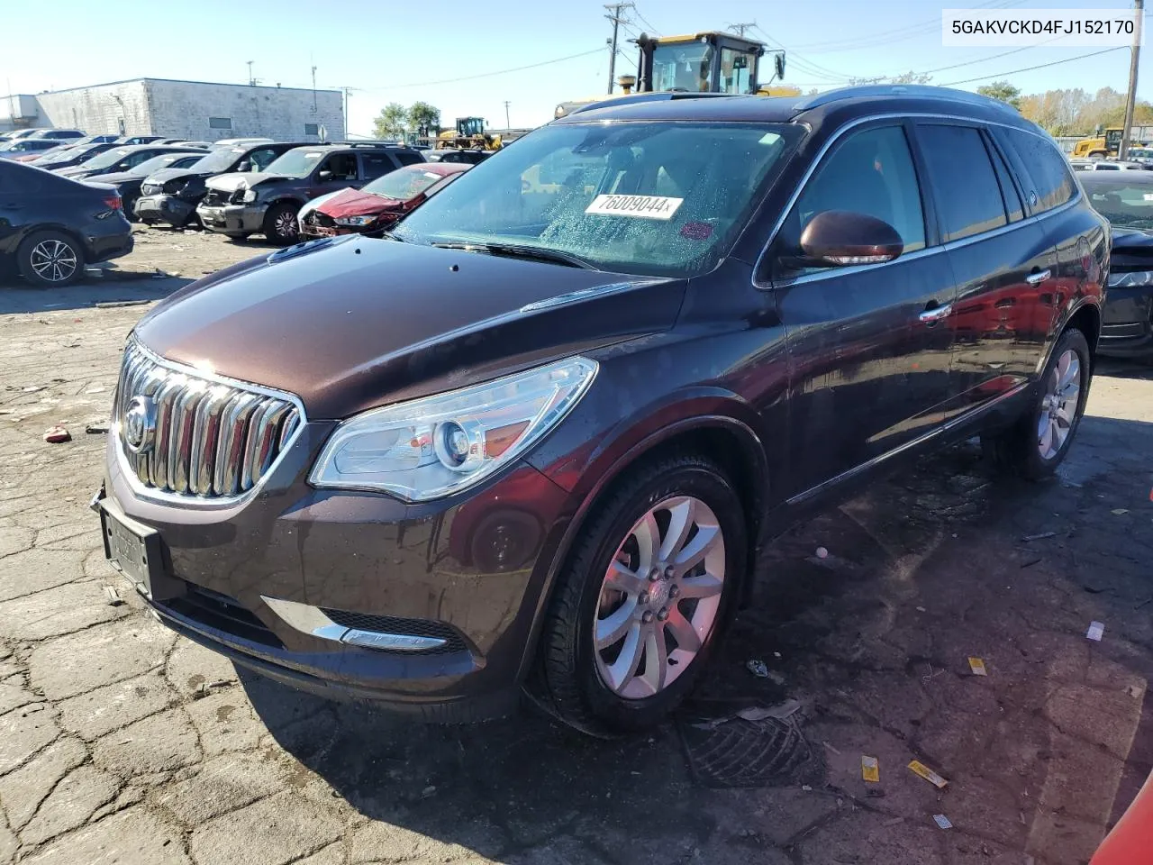 2015 Buick Enclave VIN: 5GAKVCKD4FJ152170 Lot: 76009044