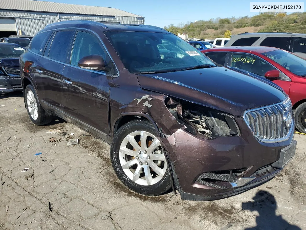 2015 Buick Enclave VIN: 5GAKVCKD4FJ152170 Lot: 76009044