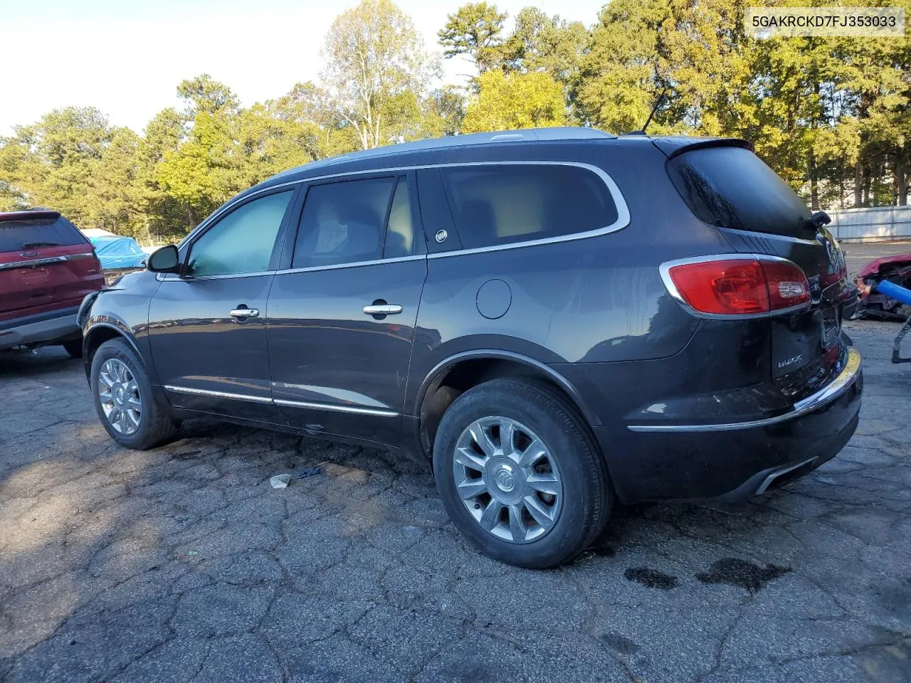 2015 Buick Enclave VIN: 5GAKRCKD7FJ353033 Lot: 76812524