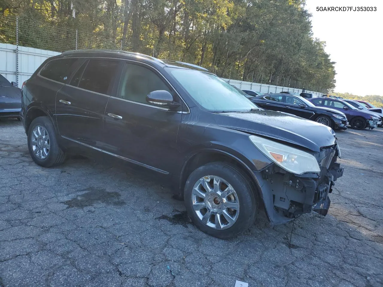 2015 Buick Enclave VIN: 5GAKRCKD7FJ353033 Lot: 76812524