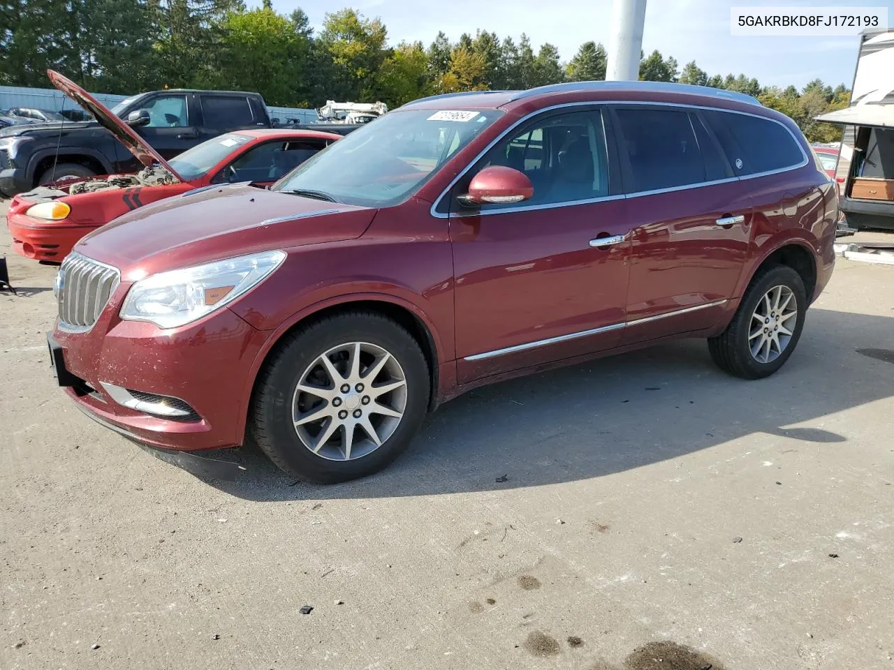 2015 Buick Enclave VIN: 5GAKRBKD8FJ172193 Lot: 77319654